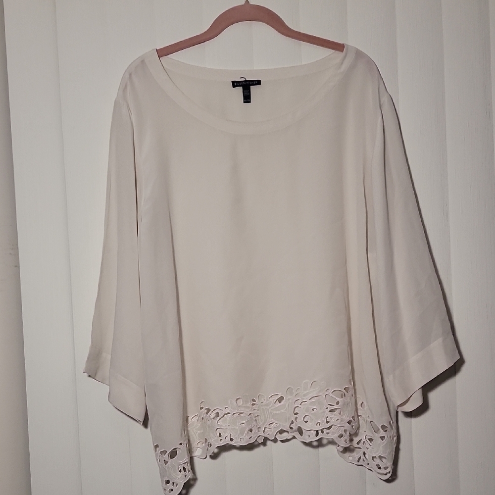 Eileen Fisher Silk Blouse (XL)